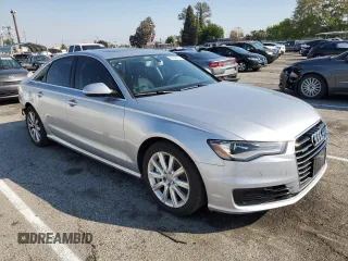 2016 Audi A6 2.0T Premium Plus with VIN WAUGFAFC2GN124981, listed as a Copart auction lot 43656653 with 74,400 mi miles. Bid and sale history available at carsss.com. Image 4.