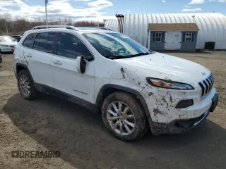 2016 Jeep Cherokee Limited with VIN 1C4PJMDS5GW188410, listed as a Copart auction lot 53299065 with 89,510 mi miles and Salvage Title. Bid and sale history available at DreamBid. Image 4.