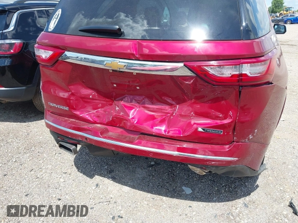 2018 Chevrolet Traverse Premier with VIN 1GNERKKW6JJ173579, listed as a IAAI auction lot 39725683 with 63,682 mi miles. Bid and sale history available at carsss.com. Image 18.