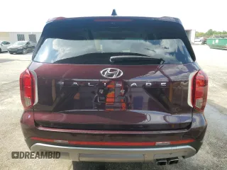 2024 Hyundai Palisade Limited z VIN KM8R54GE7RU701413, wystawiony jako Copart lot #58342965 z przebiegiem 28 609 mil mil oraz Szkody całkowita. Historia ofert i sprzedaży dostępna na DreamBid. Obrazek 6.