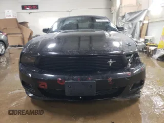 2012 Ford Mustang V6 Premium with VIN 1ZVBP8AM2C5221267, listed as a Copart auction lot 46583785 with 104,654 mi miles and Salvage Title. Bid and sale history available at carsss.com. Image 5.