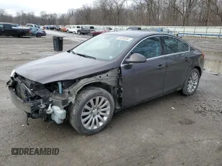 2011 Buick Regal CXL Turbo TO2 with VIN W04GW5EV4B1058196, listed as a Copart auction lot 84065654 with 81,609 mi miles and Salvage Title. Bid and sale history available at DreamBid. Image 1.