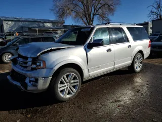 2017 Ford Expedition EL Platinum with VIN 1FMJK1MT8HEA21889, listed as a Copart auction lot 88487585 with 176,796 mi miles and Salvage Title. Bid and sale history available at carsss.com. Image 1.