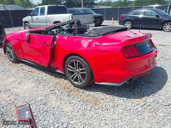 2017 Ford Mustang EcoBoost Premium with VIN 1FATP8UH0H5254626, listed as a IAAI auction lot 42001980 with 106,416 mi miles. Bid and sale history available at carsss.com. Image 3.
