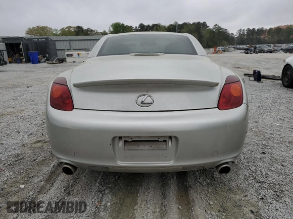2002 Lexus SC with VIN JTHFN48YX20022795, listed as a Copart auction lot 51084905 with 195,150 mi miles and Salvage Title. Bid and sale history available at carsss.com. Image 6.