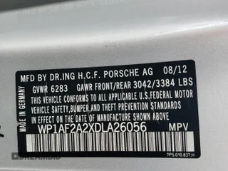 2013 Porsche Cayenne Diesel with VIN WP1AF2A2XDLA26056, listed as a Copart auction lot 53394795 with 178,065 mi miles and Salvage title. Bid and sale history available at DreamBid. Image 13.