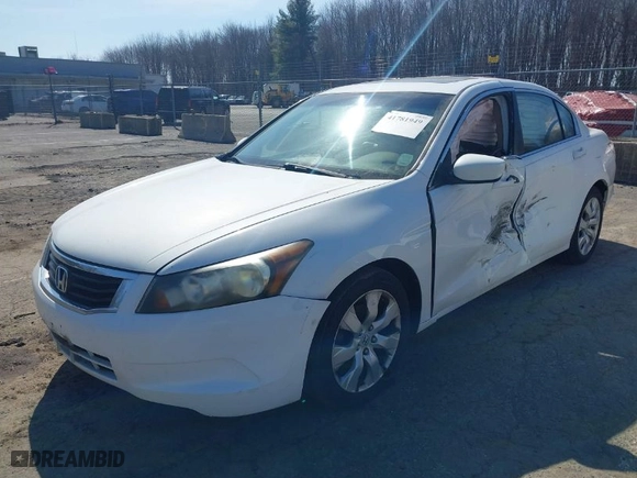 2008 Honda Accord Sdn EX-L with VIN 1HGCP26848A059688, listed as a IAAI auction lot 41781949 with 204,107 mi miles. Bid and sale history available at carsss.com. Image 2.