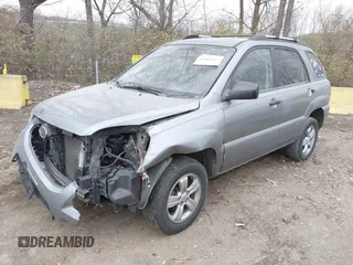 2009 Kia Sportage LX with VIN KNDJF724997570871, listed as a IAAI auction lot 41003267 with 231,654 mi miles and . Bid and sale history available at carsss.com. Image 17.