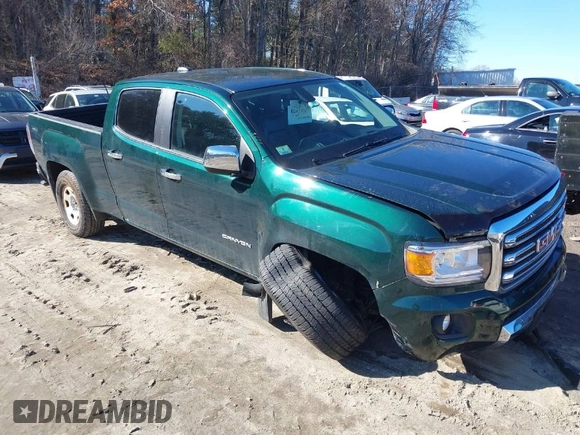 2015 GMC Canyon 4WD SLT with VIN 1GTG6CE35F1273343, listed as a IAAI auction lot 41683758 with 77,911 mi miles. Bid and sale history available at carsss.com. Image 1.