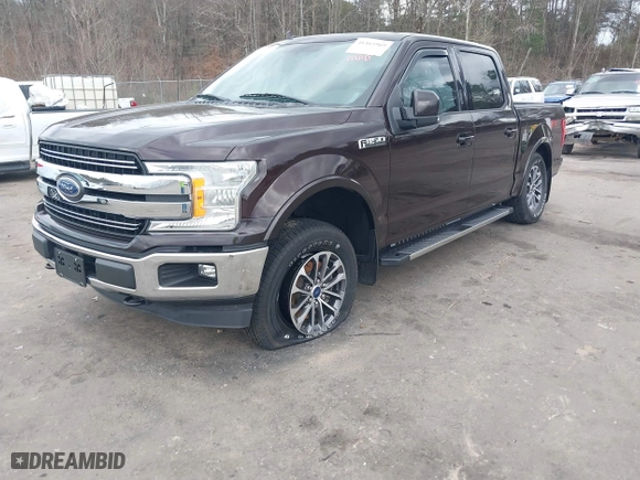 2018 Ford F-150 XL with VIN 1FTEW1EG0JKF67086, listed as a IAAI auction lot 41465969 with 129,620 mi miles. Bid and sale history available at carsss.com. Image 17.