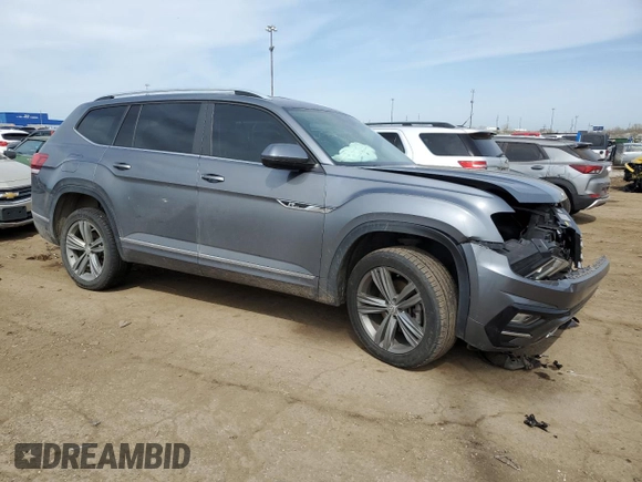 2019 Volkswagen Atlas SE with VIN 1V2XR2CA2KC518325, listed as a Copart auction lot 53628415 with 62,298 mi miles and Clean title. Bid and sale history available at DreamBid. Image 4.