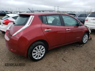 2015 Nissan LEAF SV with VIN 1N4AZ0CP7FC328466, listed as a Copart auction lot 49580363 with 103,633 mi miles. Bid and sale history available at carsss.com. Image 3.