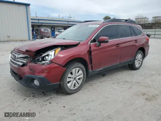 2017 Subaru Outback Premium with VIN 4S4BSAFC2H3346129, listed as a Copart auction lot 48937265 with 213,744 mi miles and Salvage Title. Bid and sale history available at carsss.com. Image 1.