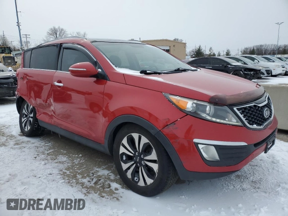 2011 Kia Sportage SX with VIN KNDPCCA62B7151796, listed as a Copart auction lot 44892215 with 205,983 mi miles and Salvage Title. Bid and sale history available at carsss.com. Image 4.