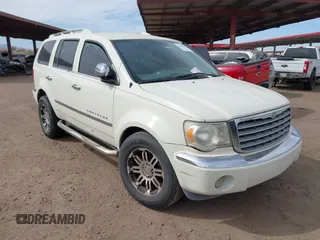 2008 Chrysler Aspen Limited with VIN 1A8HX582X8F135912, listed as a IAAI auction lot 41514203 with 196,941 mi miles and . Bid and sale history available at DreamBid. Image 1.
