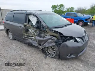2013 Toyota Sienna XLE AAS with VIN 5TDYK3DC5DS405535, listed as a IAAI auction lot 42348931 with 186,177 mi miles and . Bid and sale history available at DreamBid. Image 1.