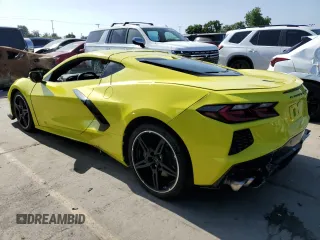 2024 Chevrolet Corvette 2LT with VIN 1G1YB2D48R5108980, listed as a Copart auction lot 62026825 with 19,552 mi miles and Salvage title. Bid and sale history available at DreamBid. Image 2.