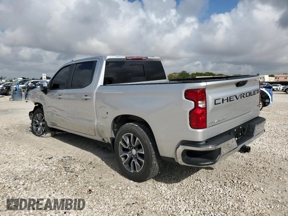 2022 Chevrolet Silverado 1500 LT with VIN 2GCPACED0N1502138, listed as a Copart auction lot 50809735 with 0 mi miles and Salvage Title. Bid and sale history available at carsss.com. Image 2.