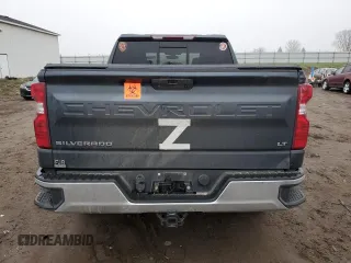 2021 Chevrolet Silverado 1500 LT with VIN 1GCPYDEK1MZ178381, listed as a Copart auction lot 82289274 with 0 mi miles and Salvage Title. Bid and sale history available at carsss.com. Image 6.
