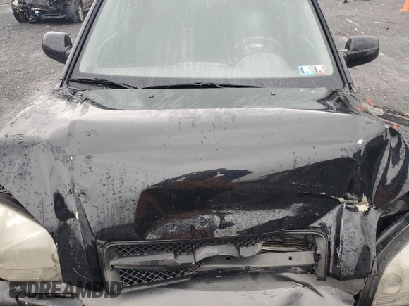2008 Hyundai Tucson SE with VIN KM8JN72D98U848683, listed as a Copart auction lot 51710895 with 166,801 mi miles and Salvage Title. Bid and sale history available at carsss.com. Image 14.