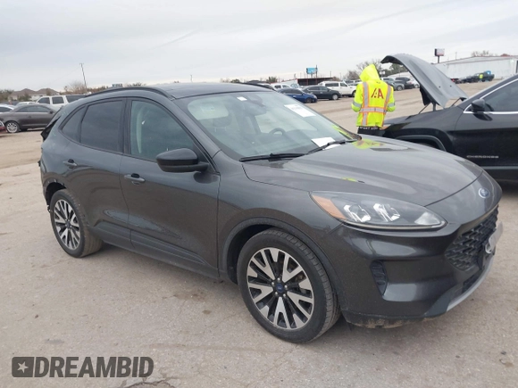 2020 Ford Escape SE Sport Hybrid with VIN 1FMCU0BZ6LUC52910, listed as a IAAI auction lot 41316055 with 279,311 mi miles and . Bid and sale history available at carsss.com. Image 1.