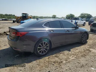 2016 Acura TLX Advance with VIN 19UUB2F76GA011361, listed as a Copart auction lot 63658805 with 174,117 mi miles and Salvage title. Bid and sale history available at DreamBid. Image 3.