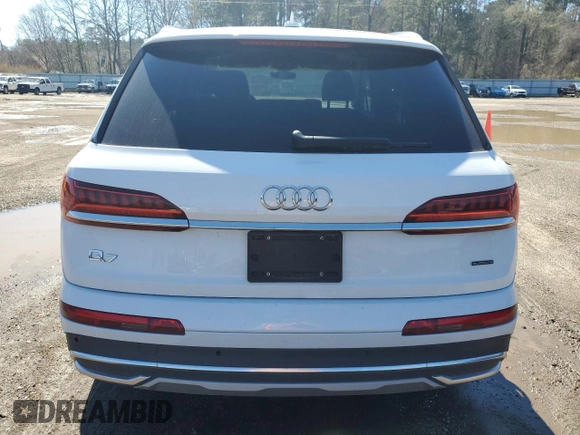 2023 Audi Q7 Premium с VIN WA1AXBF71PD016530, выставлен на аукционе Copart как лот 44337185 с пробегом 28 941 миль миль и Списание • Salvage title. История ставок и продаж доступна на DreamBid. Изображение 6.
