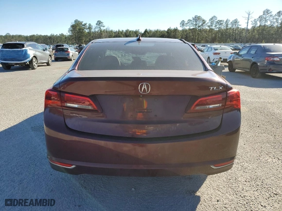 2015 Acura TLX Tech with VIN 19UUB1F50FA021889, listed as a Copart auction lot 47689405 with 162,995 mi miles and Salvage Title. Bid and sale history available at carsss.com. Image 6.