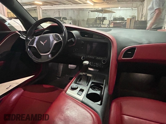2014 Chevrolet Corvette 3LT with VIN 1G1YF3D75E5117036, listed as a Copart auction lot 73255424 with 73,695 mi miles and Clean Title. Bid and sale history available at carsss.com. Image 9.