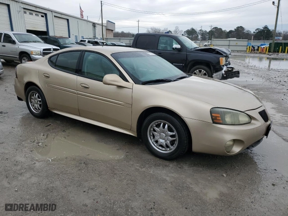 2004 Pontiac Grand Prix GT1 with VIN 2G2WP522641355044, listed as a Copart auction lot 45761945 with 163,069 mi miles and Salvage Title. Bid and sale history available at carsss.com. Image 4.