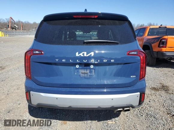 2024 Kia Telluride S с VIN 5XYP6DGC0RG532814, выставлен на аукционе Copart как лот 50601255 с пробегом 7 584 миль миль и Списание • Salvage title. История ставок и продаж доступна на DreamBid. Изображение 6.