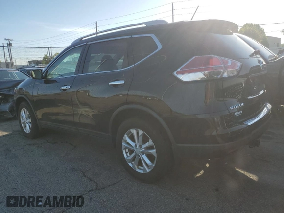 2016 Nissan Rogue SL with VIN 5N1AT2MV7GC913968, listed as a Copart auction lot 55061085 with 204,121 mi miles and Clean Title. Bid and sale history available at DreamBid. Image 2.