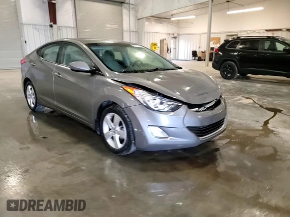 2013 Hyundai Elantra GLS with VIN 5NPDH4AEXDH390531, listed as a Copart auction lot 60147585 with 78,123 mi miles and Salvage title. Bid and sale history available at DreamBid. Image 13.