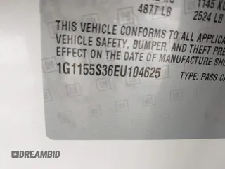 2014 Chevrolet Impala LTZ с VIN 1G1155S36EU104625, выставлен на аукционе IAAI как лот 42129321 с пробегом 43 319 миль миль и . История ставок и продаж доступна на DreamBid. Изображение 9.