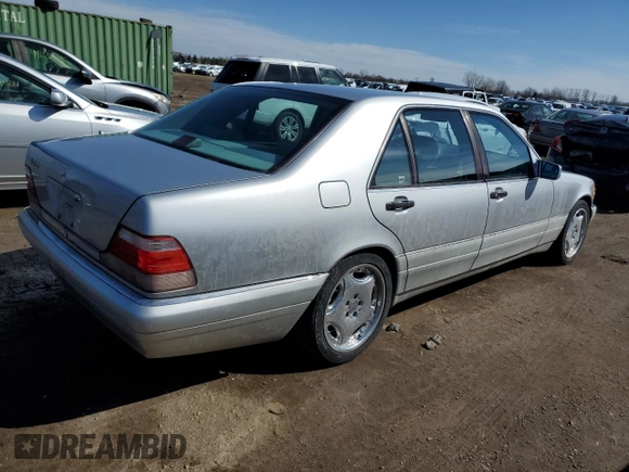 1999 Mercedes-Benz S-Class with VIN WDBGA43G8XA409278, listed as a Copart auction lot 50004695 with 113,570 mi miles and Clean Title. Bid and sale history available at carsss.com. Image 3.