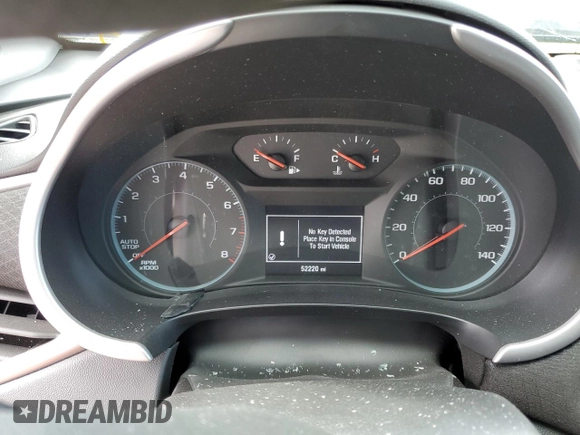 2022 Chevrolet Malibu LT with VIN 1G1ZD5ST7NF130483, listed as a Copart auction lot 52500825 with 52,220 mi miles and Non Repairable. Bid and sale history available at DreamBid. Image 9.
