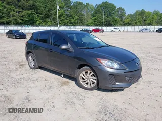 2013 Mazda 3 i Touring with VIN JM1BL1L76D1711734, listed as a IAAI auction lot 42588190 with 165,561 mi miles and . Bid and sale history available at DreamBid. Image 1.