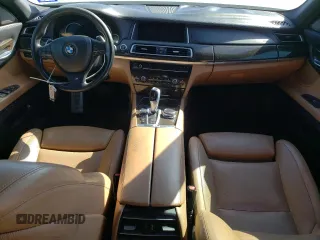 2015 BMW 7 Series 740Li xDrive with VIN WBAYF4C51FGS99088, listed as a Copart auction lot 47593145 with 133,825 mi miles and Salvage Title. Bid and sale history available at carsss.com. Image 8.
