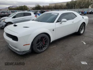 2019 Dodge Challenger R/T Scat Pack Widebody z VIN 2C3CDZFJ7KH607036, wystawiony jako Copart lot #45336155 z przebiegiem 53 459 mil mil oraz Szkoda całkowita • Salvage title. Historia ofert i sprzedaży dostępna na DreamBid. Obrazek 1.