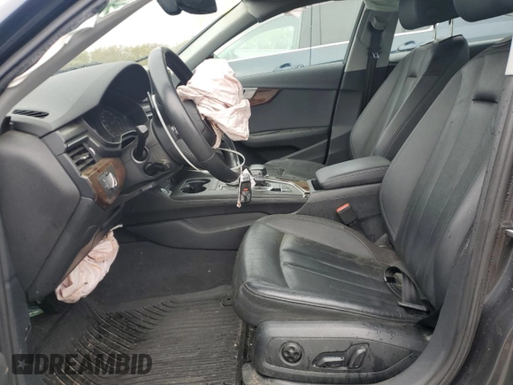 2019 Audi A4 Premium with VIN WAUDNAF43KA027299, listed as a Copart auction lot 55176575 with Not provided miles and Salvage title. Bid and sale history available at DreamBid. Image 7.