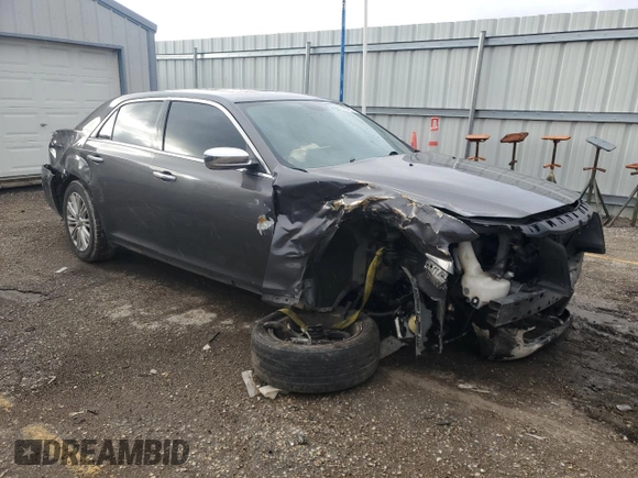 2013 Chrysler 300 with VIN 2C3CCAKT5DH686527, listed as a Copart auction lot 80895034 with 128,703 mi miles and Salvage Title. Bid and sale history available at carsss.com. Image 4.