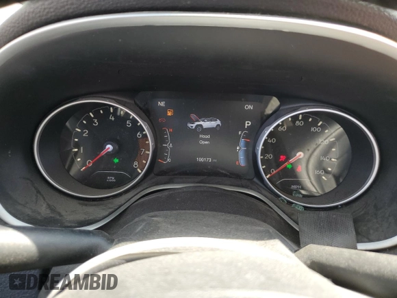 2018 Jeep Compass Latitude z VIN 3C4NJDBB1JT336317, wystawiony jako Copart lot #50824635 z przebiegiem 100 173 mil mil oraz Szkody całkowita. Historia ofert i sprzedaży dostępna na DreamBid. Obrazek 9.
