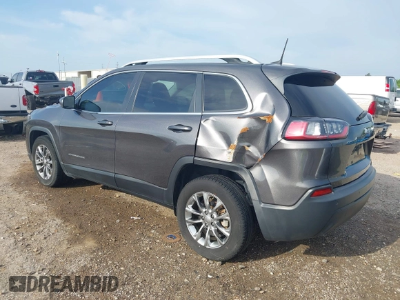 2019 Jeep Cherokee Latitude Plus with VIN 1C4PJLLB2KD403502, listed as a IAAI auction lot 42026964 with 57,000 mi miles and . Bid and sale history available at DreamBid. Image 3.