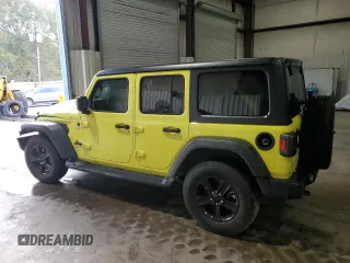 2023 Jeep Wrangler Willys with VIN 1C4HJXDN9PW640617, listed as a Copart auction lot 84894564 with 2,136 mi miles and Salvage Title. Bid and sale history available at DreamBid. Image 2.