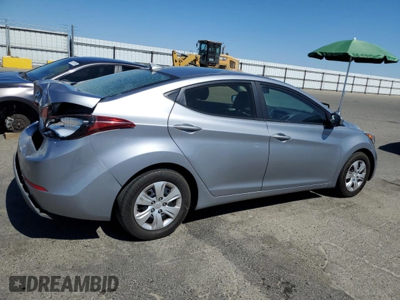 2016 Hyundai Elantra SE with VIN 5NPDH4AE8GH691786, listed as a Copart auction lot 64046225 with 143,154 mi miles and Salvage title. Bid and sale history available at DreamBid. Image 3.
