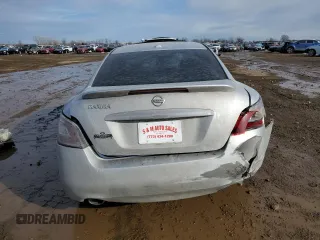 2012 Nissan Maxima 3.5 SV with VIN 1N4AA5AP2CC864566, listed as a Copart auction lot 46538005 with 0 mi miles and Salvage Title. Bid and sale history available at carsss.com. Image 6.