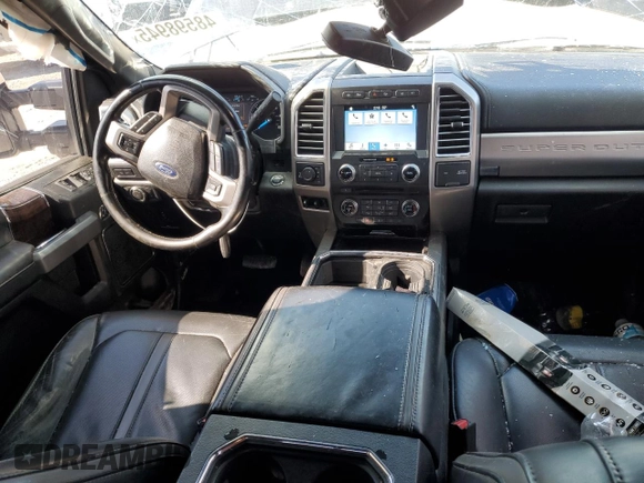 2017 Ford F-350 Platinum with VIN 1FT8W3BT0HEC40514, listed as a Copart auction lot 48598945 with 110,097 mi miles and Salvage Title. Bid and sale history available at DreamBid. Image 8.