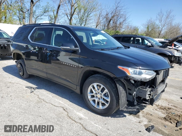 2021 Chevrolet Traverse LT Cloth z VIN 1GNEVGKWXMJ163795, wystawiony jako Copart lot #51972485 z przebiegiem 28 043 mil mil oraz Szkoda całkowita • Salvage title. Historia ofert i sprzedaży dostępna na DreamBid. Obrazek 4.