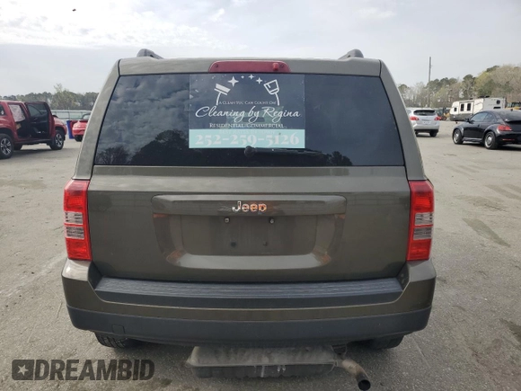 2015 Jeep Patriot Sport with VIN 1C4NJPBB5FD334648, listed as a Copart auction lot 50213805 with 184,019 mi miles and Salvage Title. Bid and sale history available at DreamBid. Image 6.