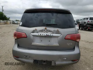 2011 Infiniti QX56 7-passenger with VIN JN8AZ2NE4B9002248, listed as a Copart auction lot 54601014 with 0 mi miles and Clean Title. Bid and sale history available at carsss.com. Image 6.